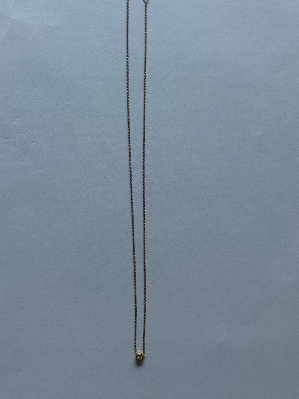 Mejuri diamond necklace